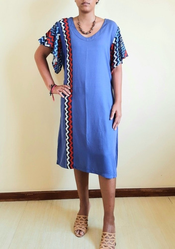 Imagem 3 de 6 de Vestido Tecido Feminino Curto Nubia