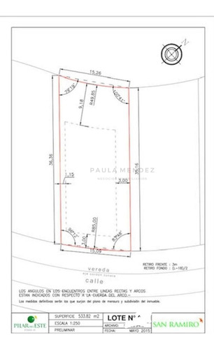 Terreno Lote  En Venta En San Ramiro, Pilar Del Este, G.b.a. Zona Norte