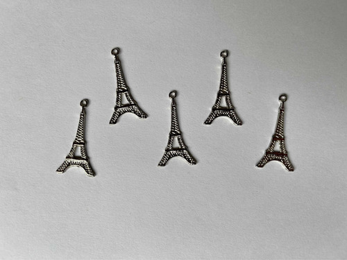 20 Dijes Colgantes Metal Torre Eiffel. Hermosos! Nuevos!