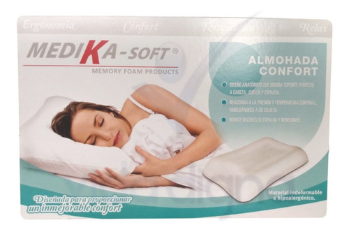 Imagen 5 de 5 de Almohada Ortopédica Confort Memory Foam