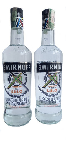 Vodka Smirnoff De Lulo 750ml X2 - L a $151