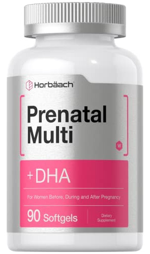 Multivitamina Prenatal De Las Mujeres Con Dha, Hierro Plwl1