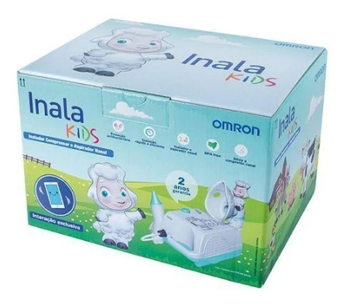 Imagem 2 de 5 de Aparelho Aerosol Nebulizador Inalakids Ne-c703 - Omron