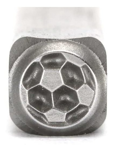 Sello Metal Diseño Balon Futbol 0.217 In Estampacion