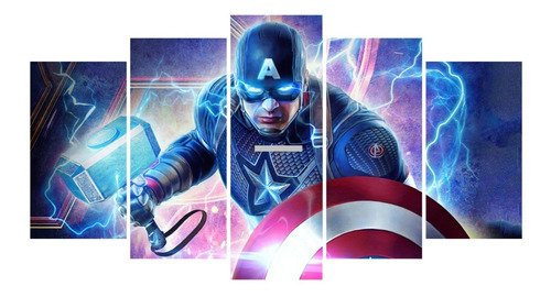 Cuadros Superheroes Capitan  America