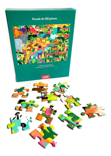 Puzzle 120 Piezas Animales