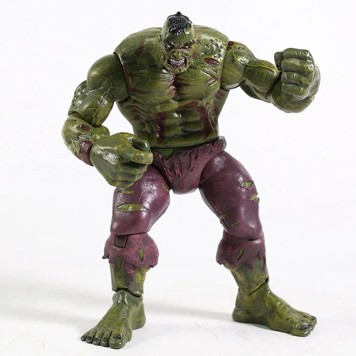 Muñeco Figura Marvel Hulk Zombie Articulado Coleccionable