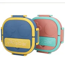Comprar Vianda Infantil Lunchera Térmica Acero Inoxidable Niños Rosa Y Aqua Vianda Game