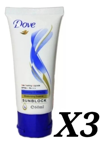 Protector Solar Dove De 60ml Spf90+ Tienda Fisica 