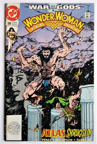 Wonder Woman 58 Dc Comics 1991 George Perez