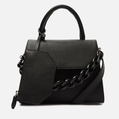 Bolsa Satchel Preta Iara Média A 50023 0477 0047 Arezzo