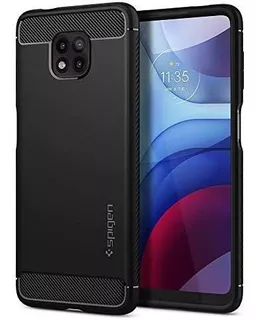 Funda Spigen Para Moto G Power (2021) Rugged Armor Negra