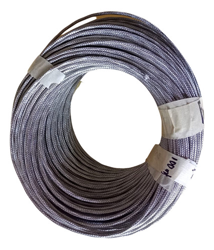 2 Mts Cable Señal Termopar Rtd Pt100 Forro Fibra Y Malla