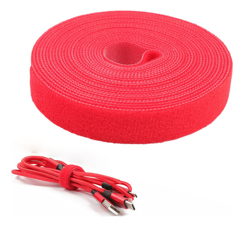 Organizador De Alambre De Almacenamiento De Rojo