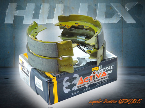 Imagen 3 de 6 de Zapatas Con Cintas Traseras Toyota Hilux 4x2 4x4 Calidad Ori