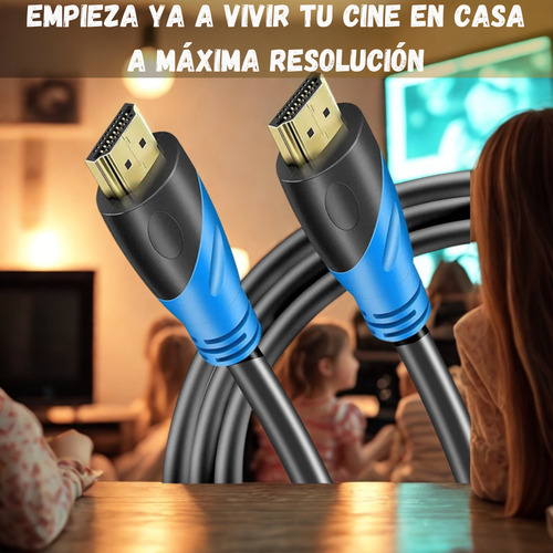 Cable Hdmi 1,5 Metros 4k 2k V 2.0 Compatible Con Pc Xbox Ps5