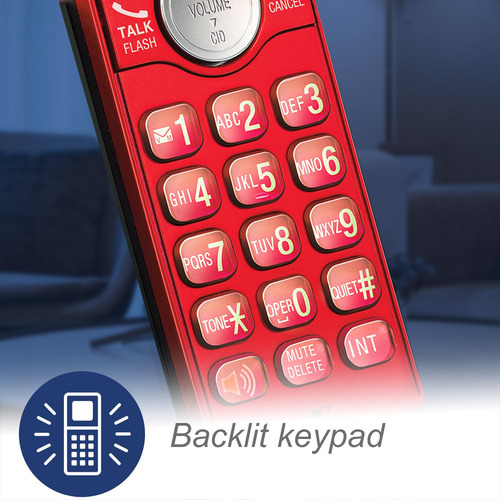 Teléfono Inalámbrico Dect 6.0 Con Identificador Y Altavoz, R