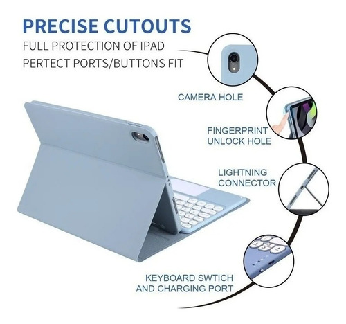 Estuche Para Teclado Y Mouse Samsung Tab S6 Lite
