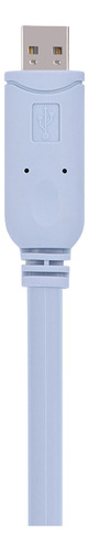 Cable Plano De Consola Serie Usb2.0 Macho A Rj45 Macho Cat5