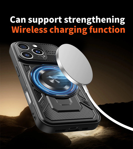 Funda Para Teléfono De La Serie Xiaomi, Funda Con Soporte De Anillo Giratorio Y Funda Anticaída Compatible Con Carga Inalámbrica