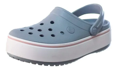 Sandalia Crocs Mujer Crocband Grey C205434-c04m