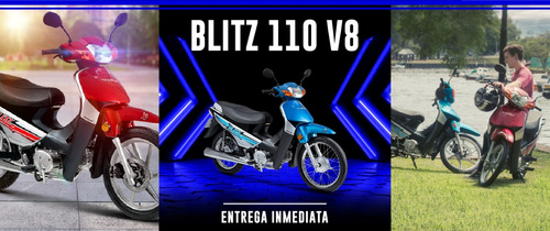 Imagen 1 de 16 de Motomel Blitz 110 Base V8 0km Moto 110 