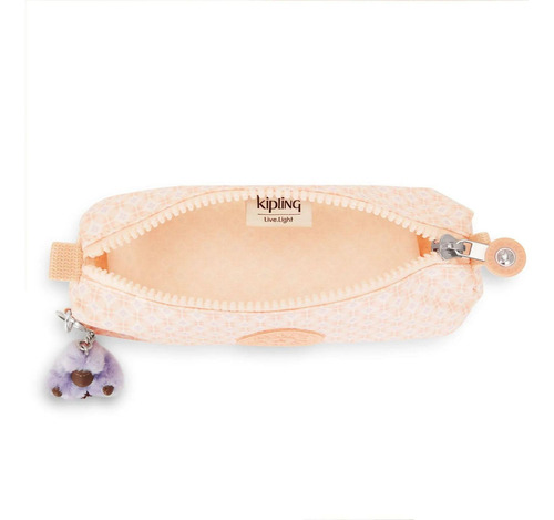 Estojo Básico Um Zíper Freedom Kipling Girly Tile Prt