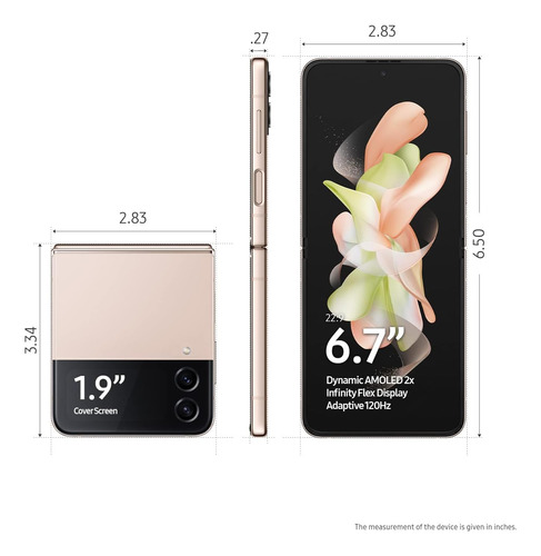 Samsung Galaxy Z Flip4 5g (512 Gb) - Beige Original (Reacondicionado)