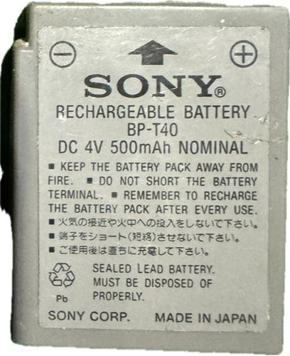 Baterias 16 Para Telefono Inalambrico Sony Bp T40