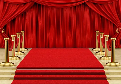 Cortina De Fondo De Alfombra Roja Para Estudio Fotografico