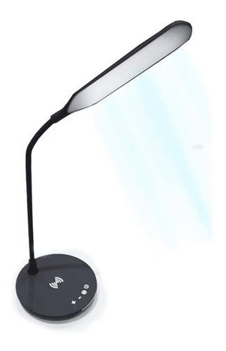 Luminria E Carga Para Celular Wireless Led Articulada Mesa