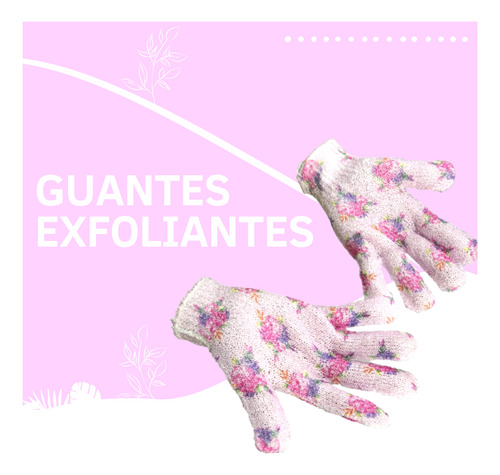 10 Par Guantes De Baño Exfoliantes Avon Flores