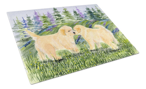 Caroline's Treasur Ss8102lcb Golden Retriever Tabla Cortar X