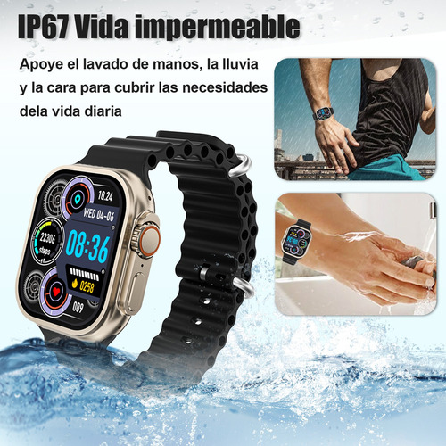 . Reloj Inteligente Smartwatch Bluetooth Con Impermeable