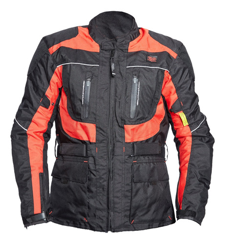 Campera Moto Tipo Parka Cordura Tank Bullet Media Estación 