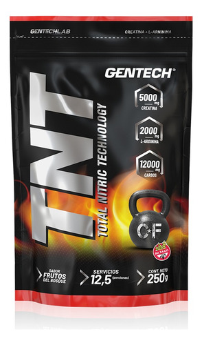 Tnt Nitric Technology  Frutos Del Bosque 500gr Gentech Polvo