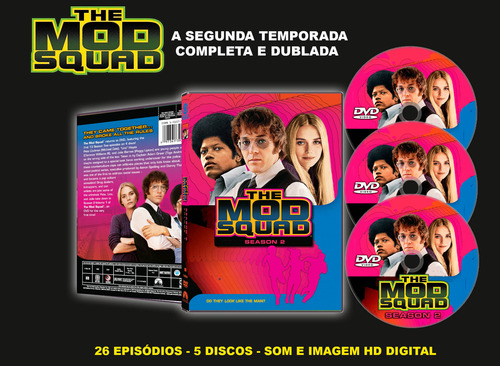 Dvd The Mod Squad 2a Temporada 1968 - Dublado - Digital