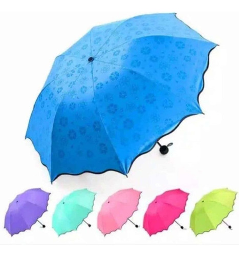 10 Paraguas Magicos Sombrilla Colores Para Lluvia O Sol