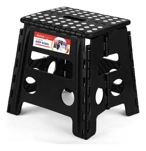 Taburete Plegable Negro De 13 Alto