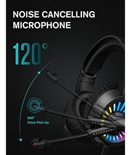 Ziumier Auriculares Para Juegos Con Micrófono,