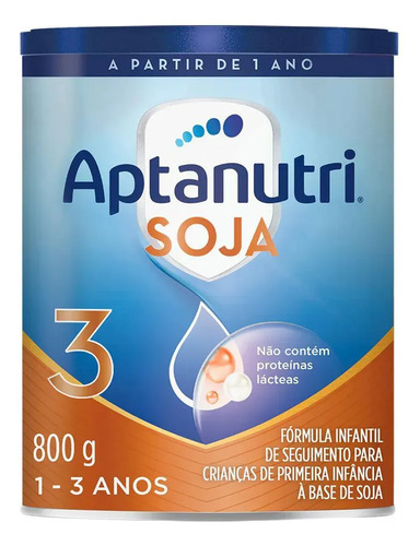 Fórmula Infantil Aptanutri Soja 3 800g