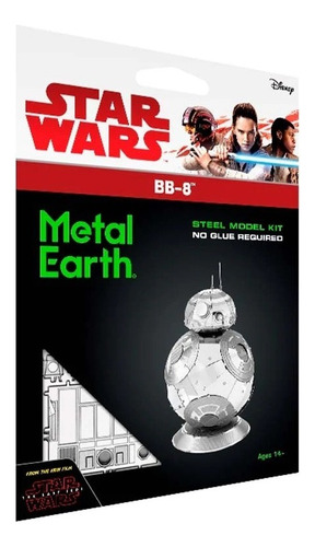 Bb-8 Puzzle 3d Metálico Star Wars Metal Earth