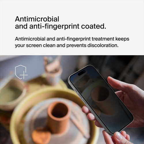 Protector De Pantalla Belkin Screenforce Para iPhone 15