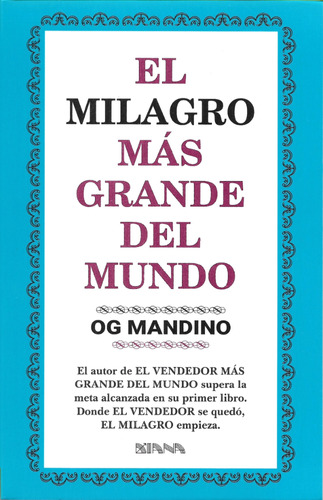 El Milagro Más Grande Del Mundo Og Mandino