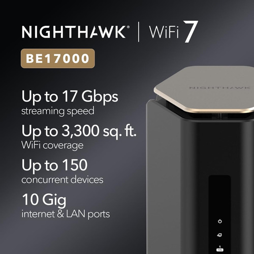 Netgear Nighthawk Wifi 7 Router (be17000)