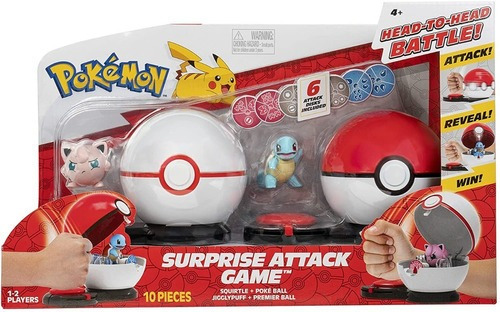 Pokémon Pokebola Ataque Con Muñecos Suprise Attack Game 