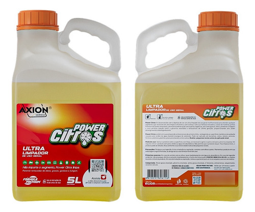 Power Citros Ultra Limpador Desengraxante Multiuso 5 Litros