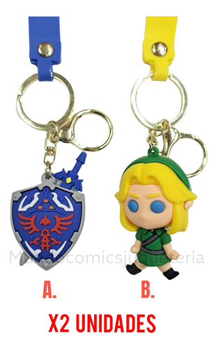 Llaveros Figuras De Goma De Legend Of Zelda 6cm