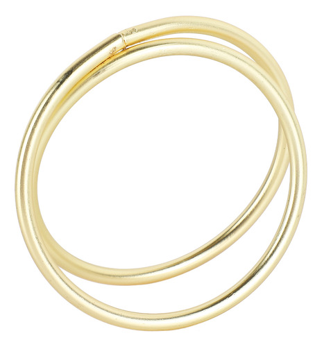 Anillos Para Servilletas, 12 Unidades, En Espiral, De Oro Ma