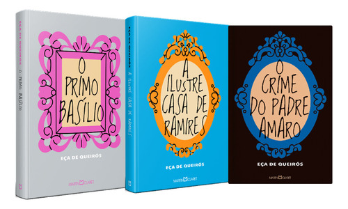 Kit Eça De Queirós - A Ilustre Casa De Ramires + O Crime Do Padre Amaro + O Primo Basílio